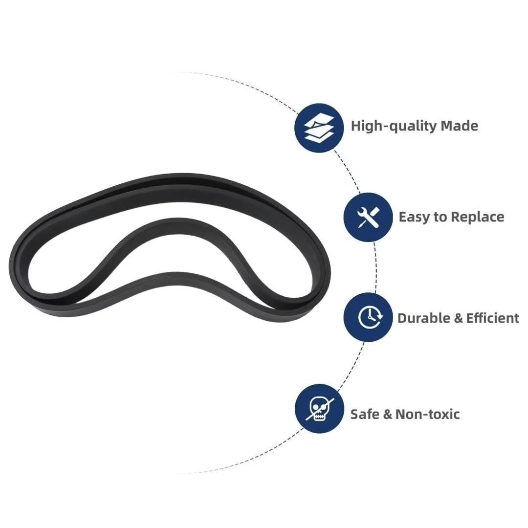 2Pcs Replacement Belts Fit for PowerForce Turbo Bagless Models 6585 65851 65852