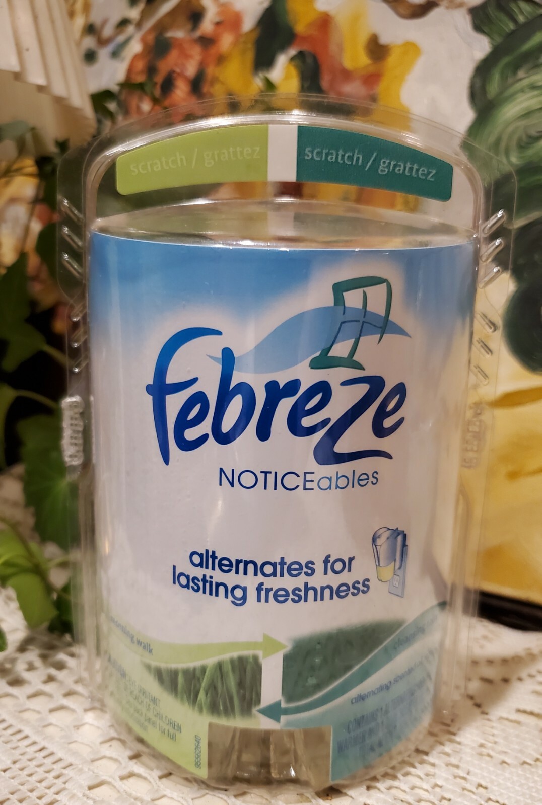Febreze Noticeables Scented Oil Warmer Dual Refill Morning Walk/Cleansing Rain