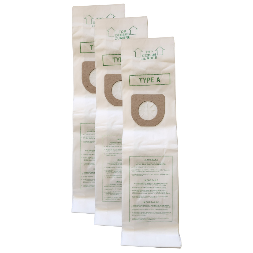 3 Pack – Hoover A Replacement Vacuum Cleaner Bags – VCB Brand