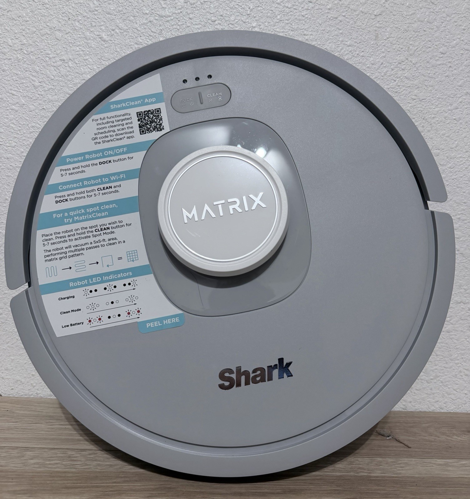 Shark Matrix Self-Emptying Robot Vacuum With 30 Day Dock (UR2350S) Light Use