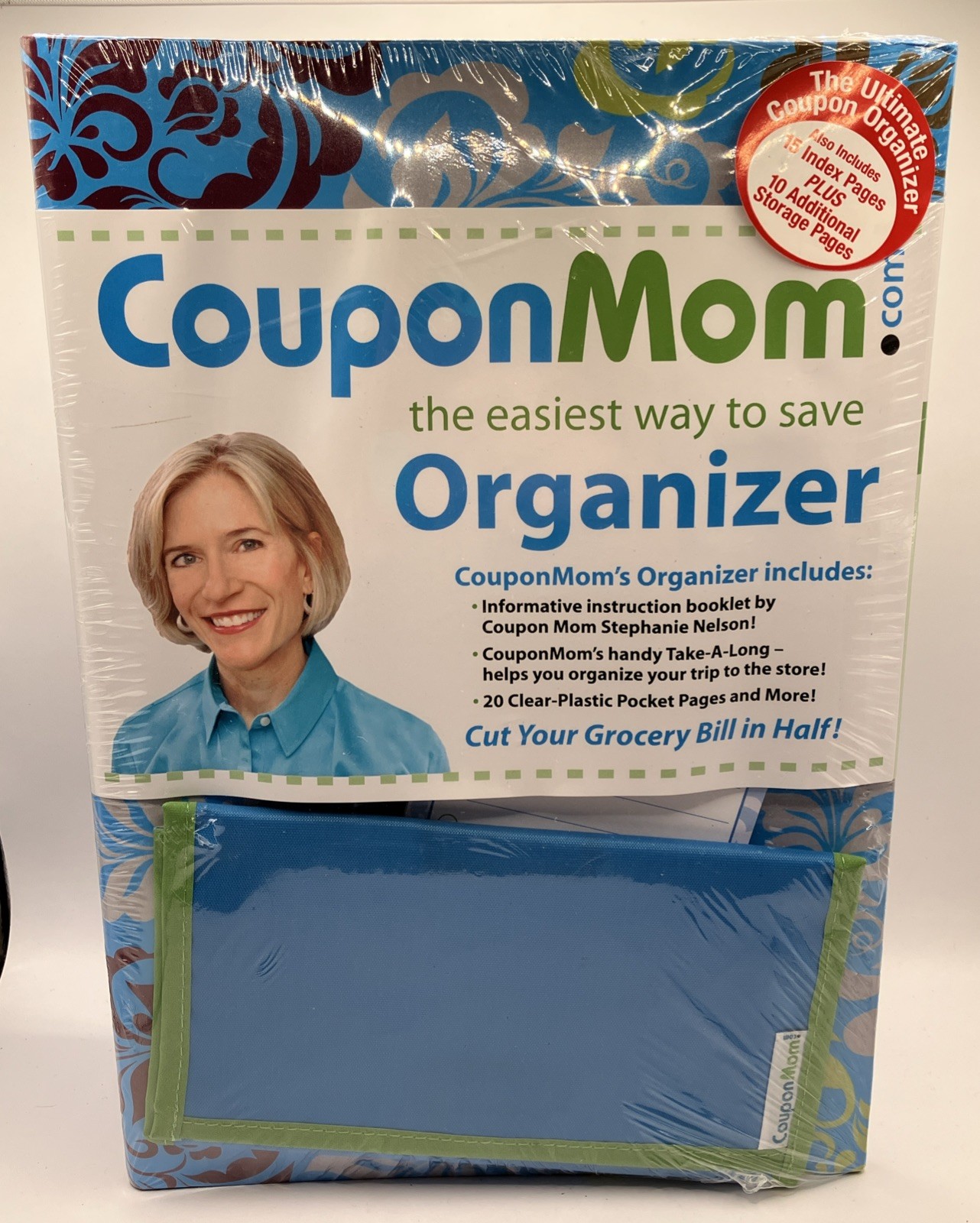 Coupon Mom The Ultimate Coupon Organizer NEW sealed Pad Take Along Pouch Holder