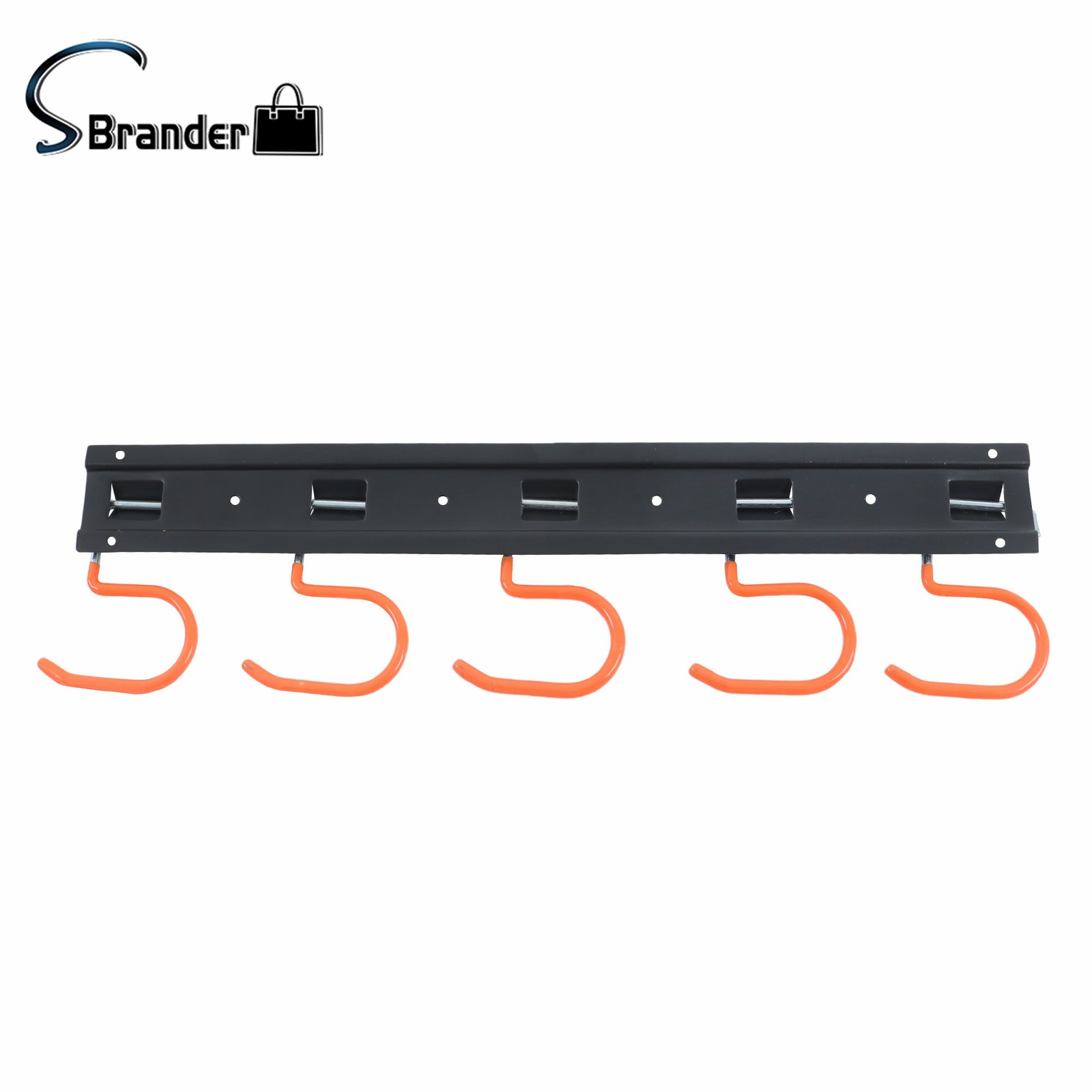 Easy To Use 68″ Storage System Adjustable Tool Organizer Hangers Shovels Brooms