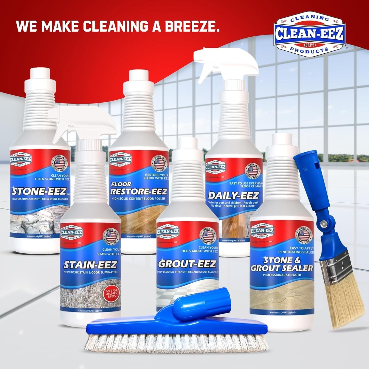 Clean-eez Ultimate Floor Restorer & Polish – (1 Bottle)