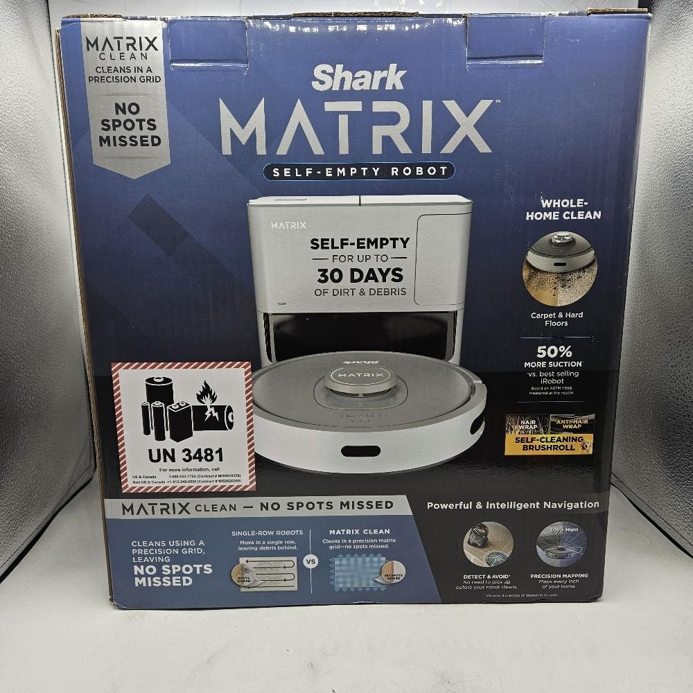 Shark Matrix Self-Emptying Robot Vacuum With 30 Day Dock (UR2350S) Light Use