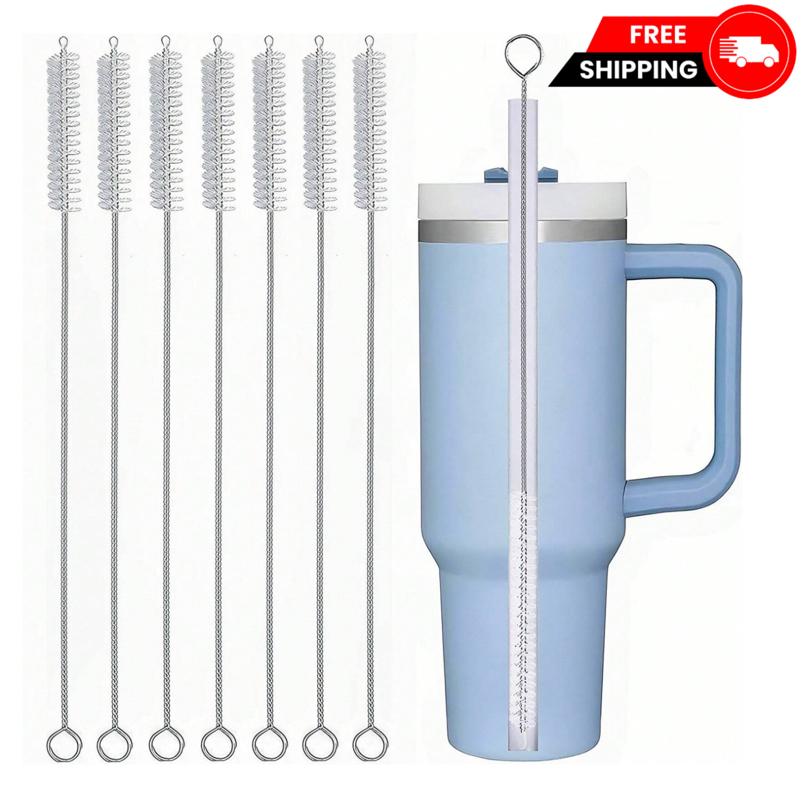 Straw Cleaning Brush Nylon Bottle Cleaner Baby Milk Tube Pipe Drinking Scrubber