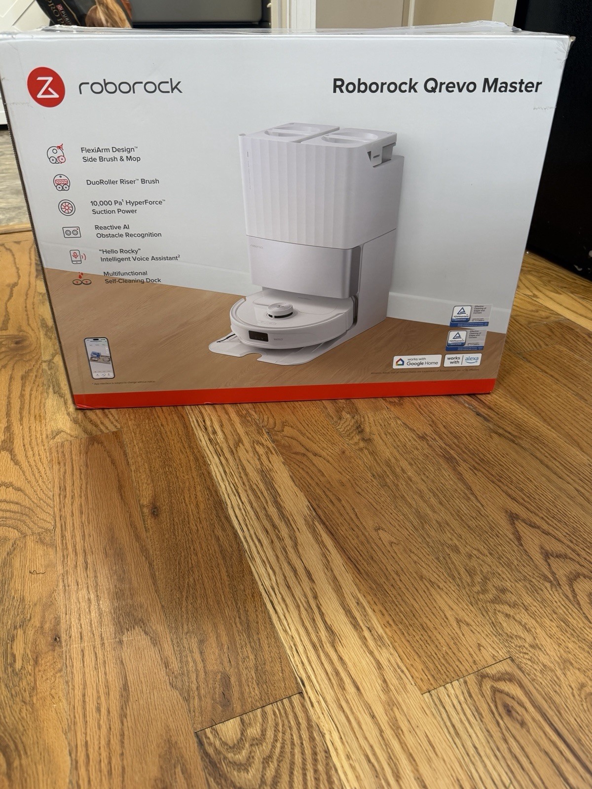 Roborock Qrevo Master Robotic Vacuum/Mop/Excellent W/Box 16hrs