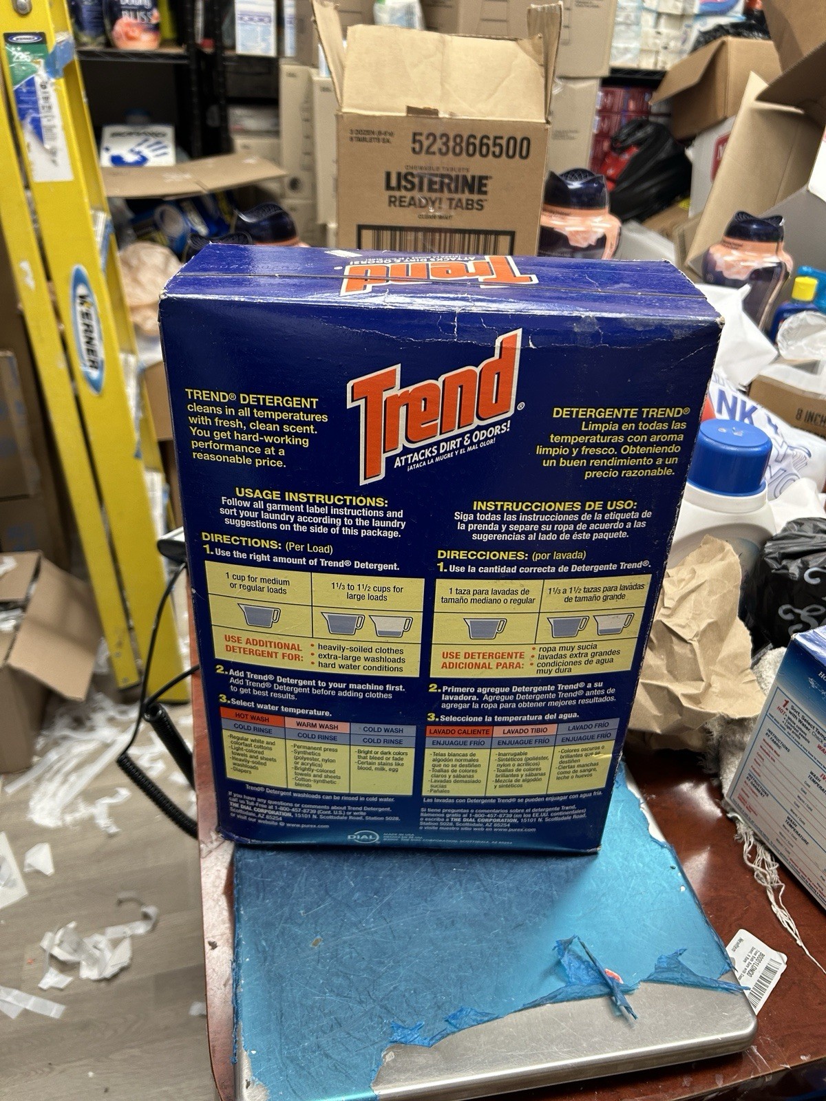 Trend Fresh Clean Sent Laundry Detergent 4LB Family Size