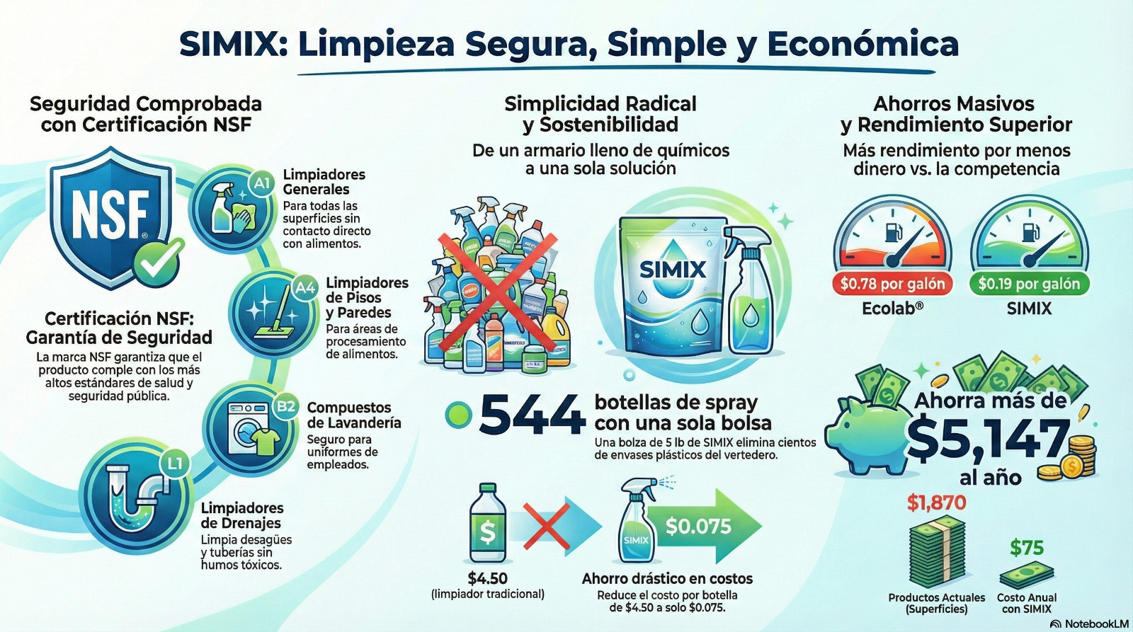 SIMIX 5 lb Bag All Purpose Cleaner Environmentally friendly