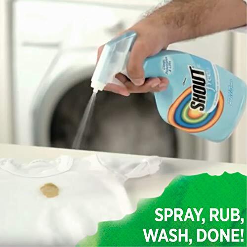Shout Free Laundry Stain Remover Active Enzyme Dye Fragrance & Bleach Free 2…