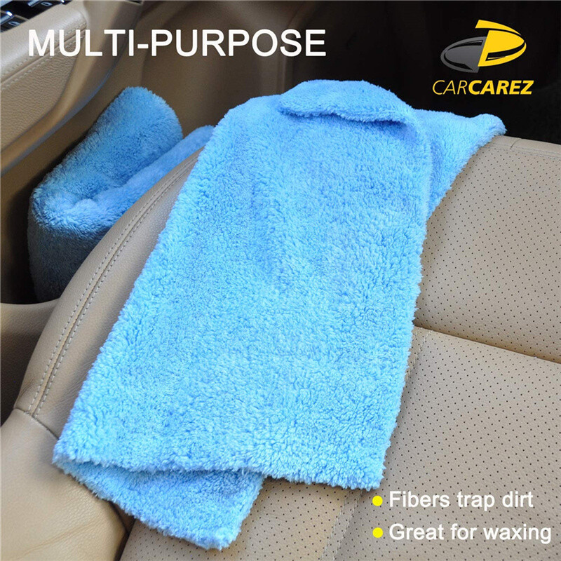 6 Pc Premium Plush Microfiber Towel Professional Car Wash Drying Cleaning 16×16″