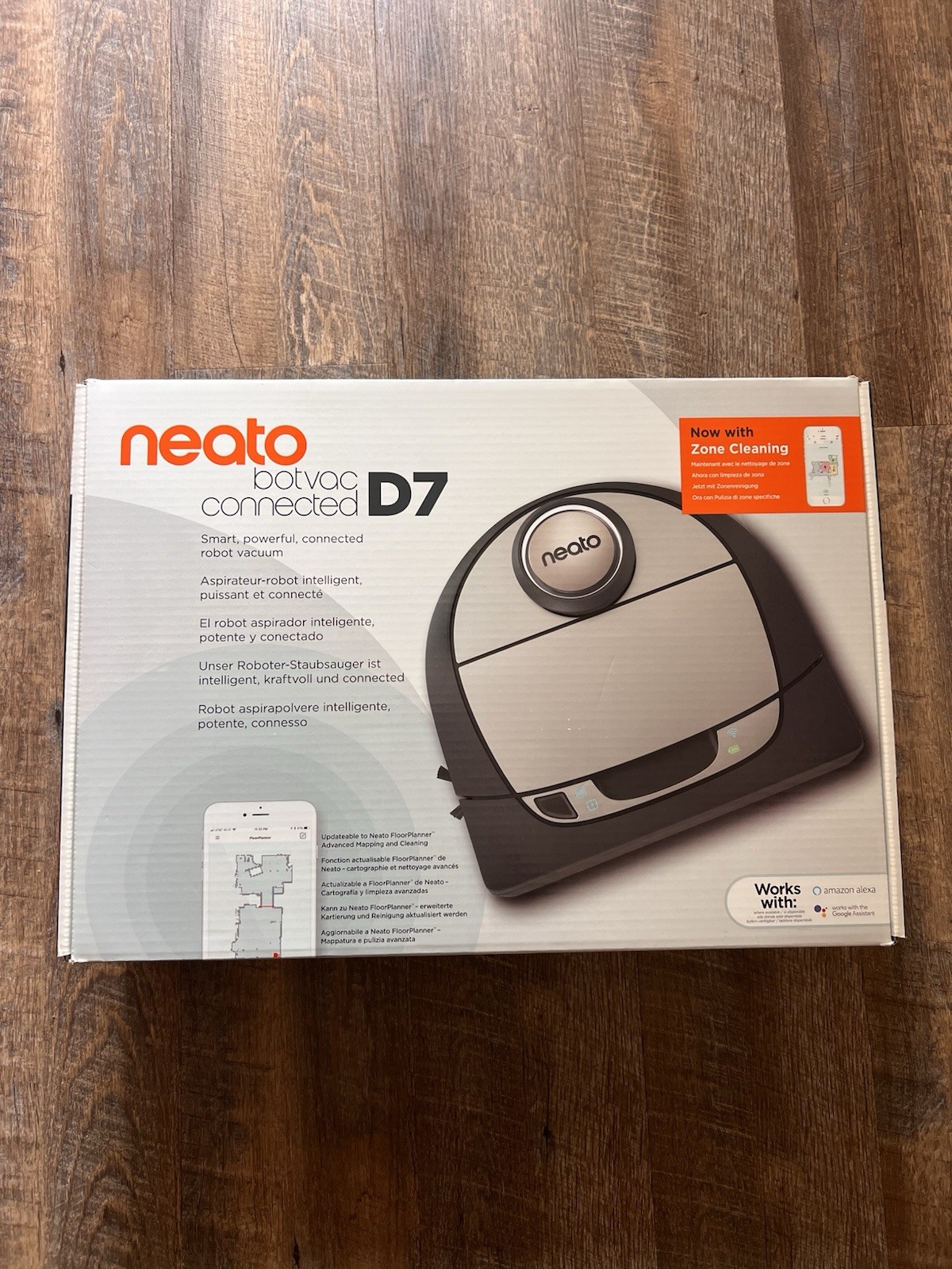 New, Sealed Neato Robotics Botvac Connected D7 Wi-Fi Enabled Robot Vacuum