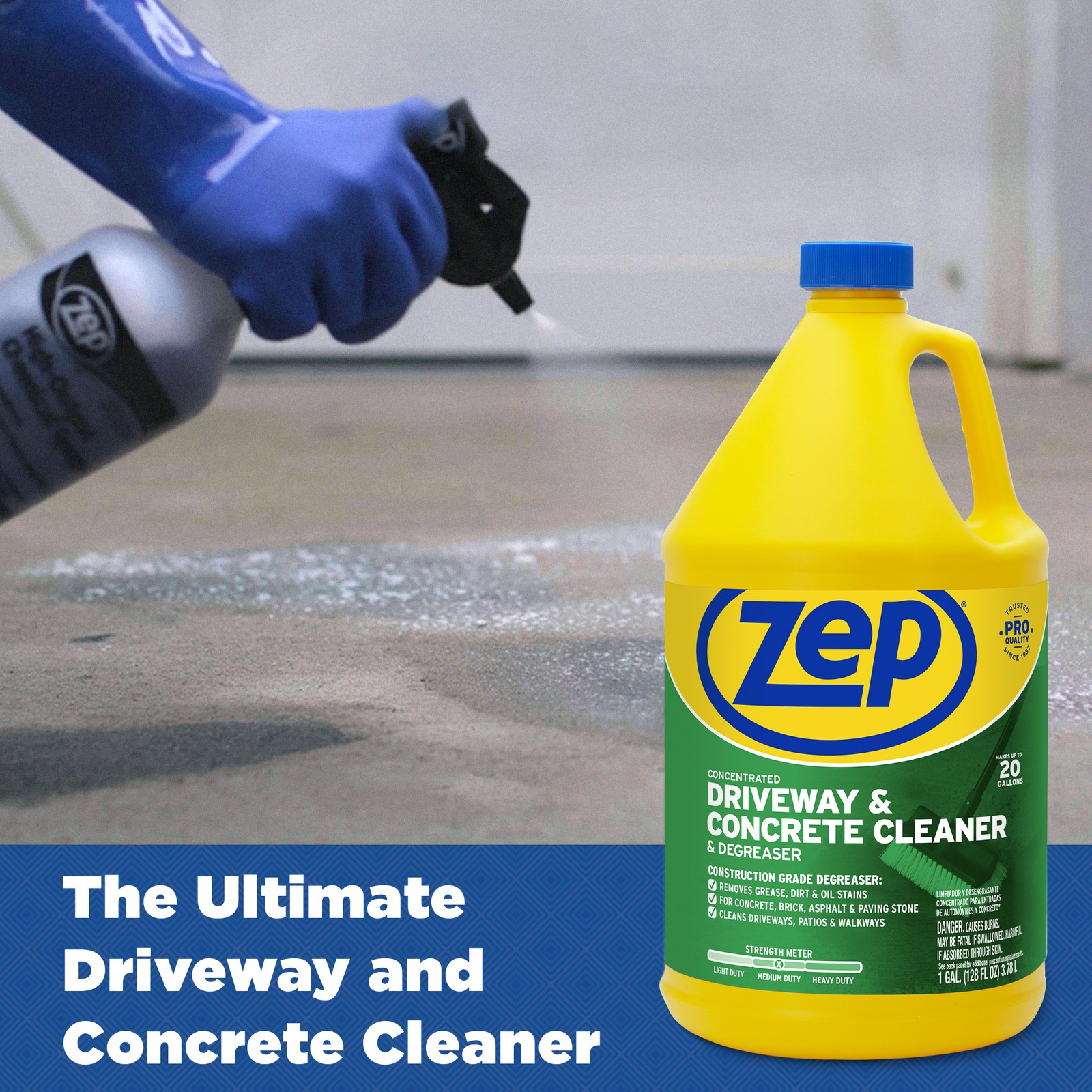 Zep Driveway, Masonry and Concrete Cleaner and Degreaser