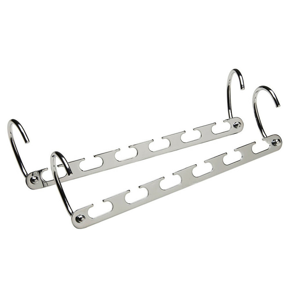 2PC Space Saver Saving Wonder Metal Hanger Clothes Closet Organize Hook Racks