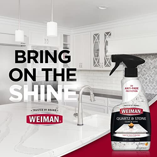 Weiman Quartz Countertop Cleaner and Polish (2 Pack) Clean and Assorted Sizes