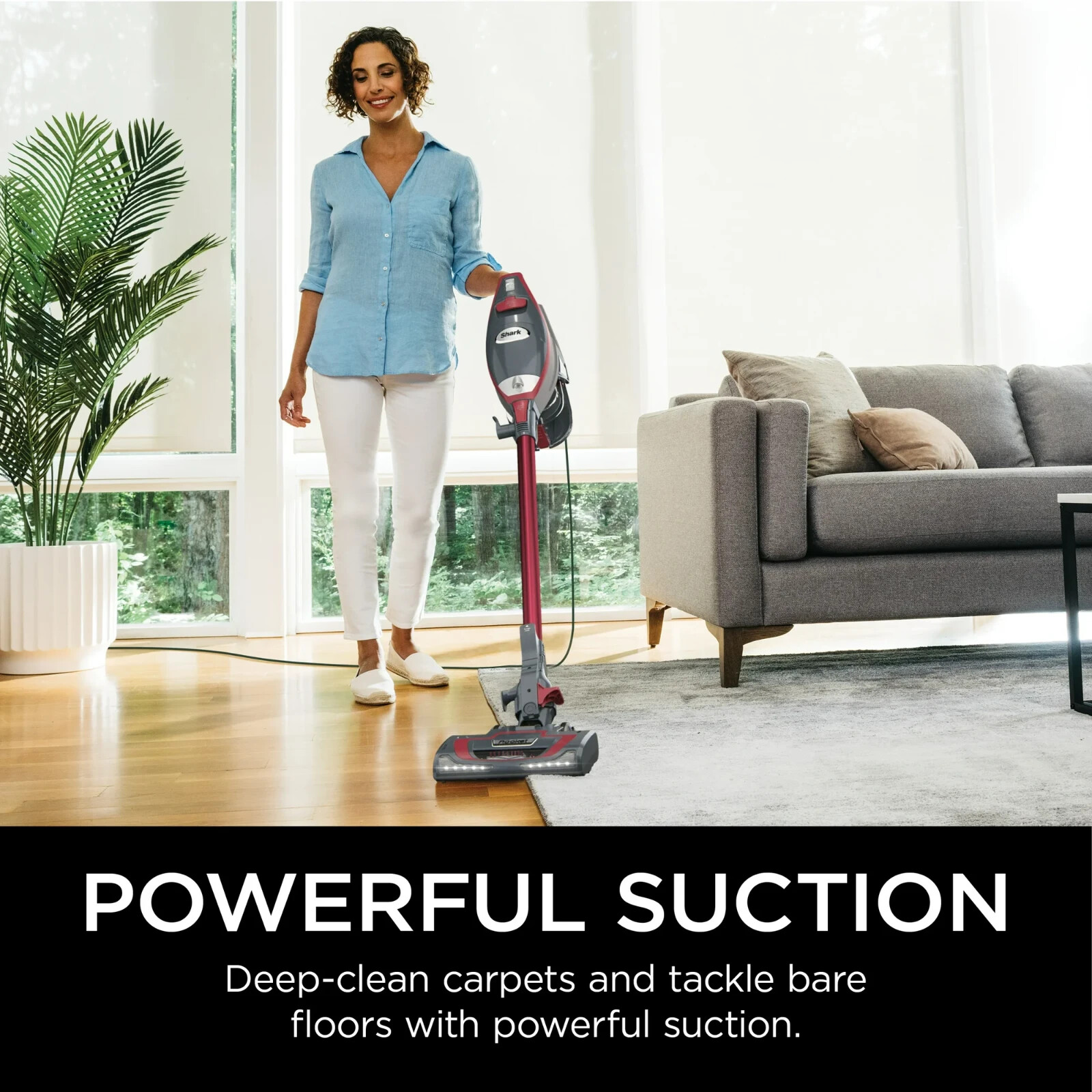 Shark HV370 Rocket Pro Corded Stick, Removalable Hand Vacuum, Advanced Swivel St