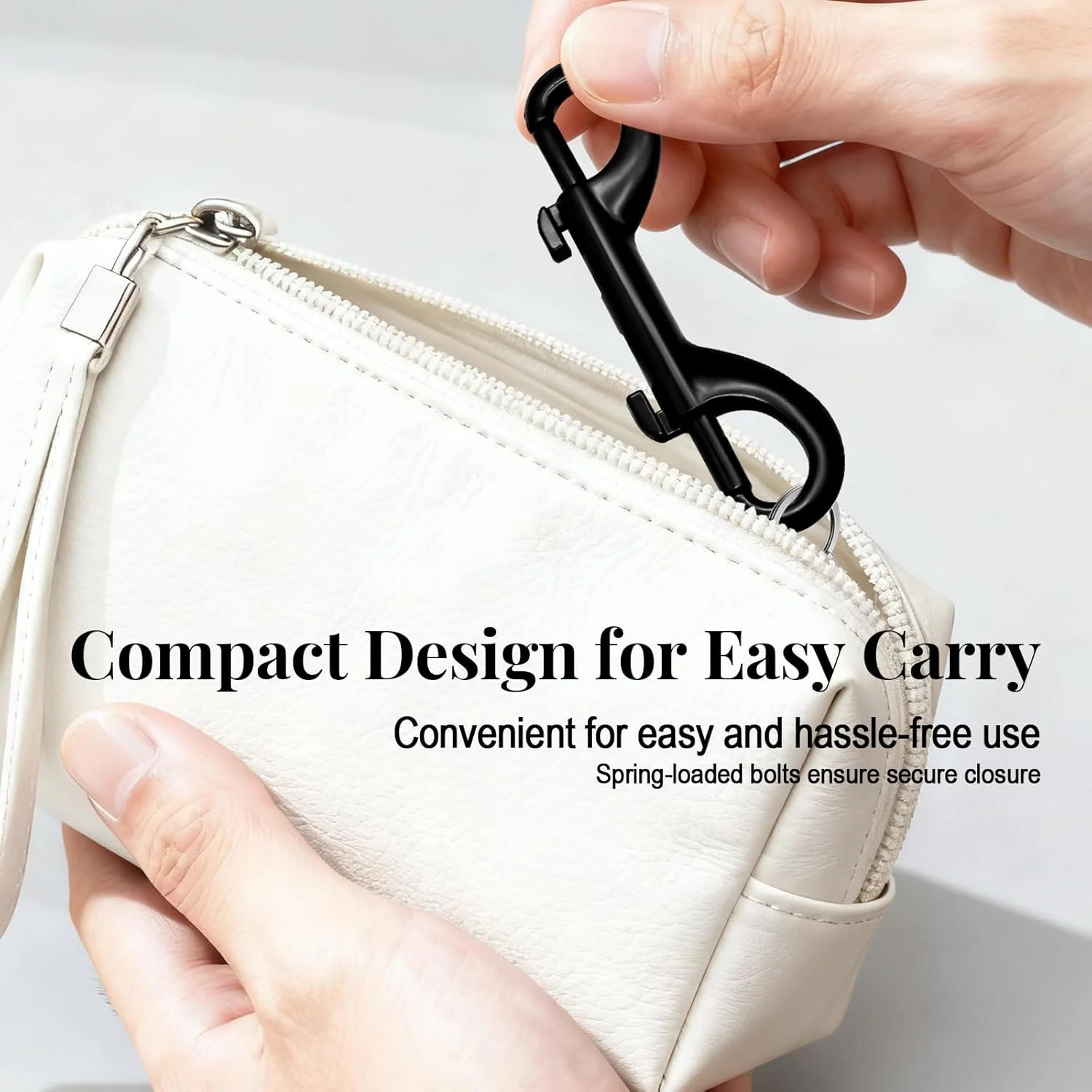 Heavy Duty Double Ended Snap Hooks, 3.5 Inch Zinc Alloy Trigger Clips with Stain