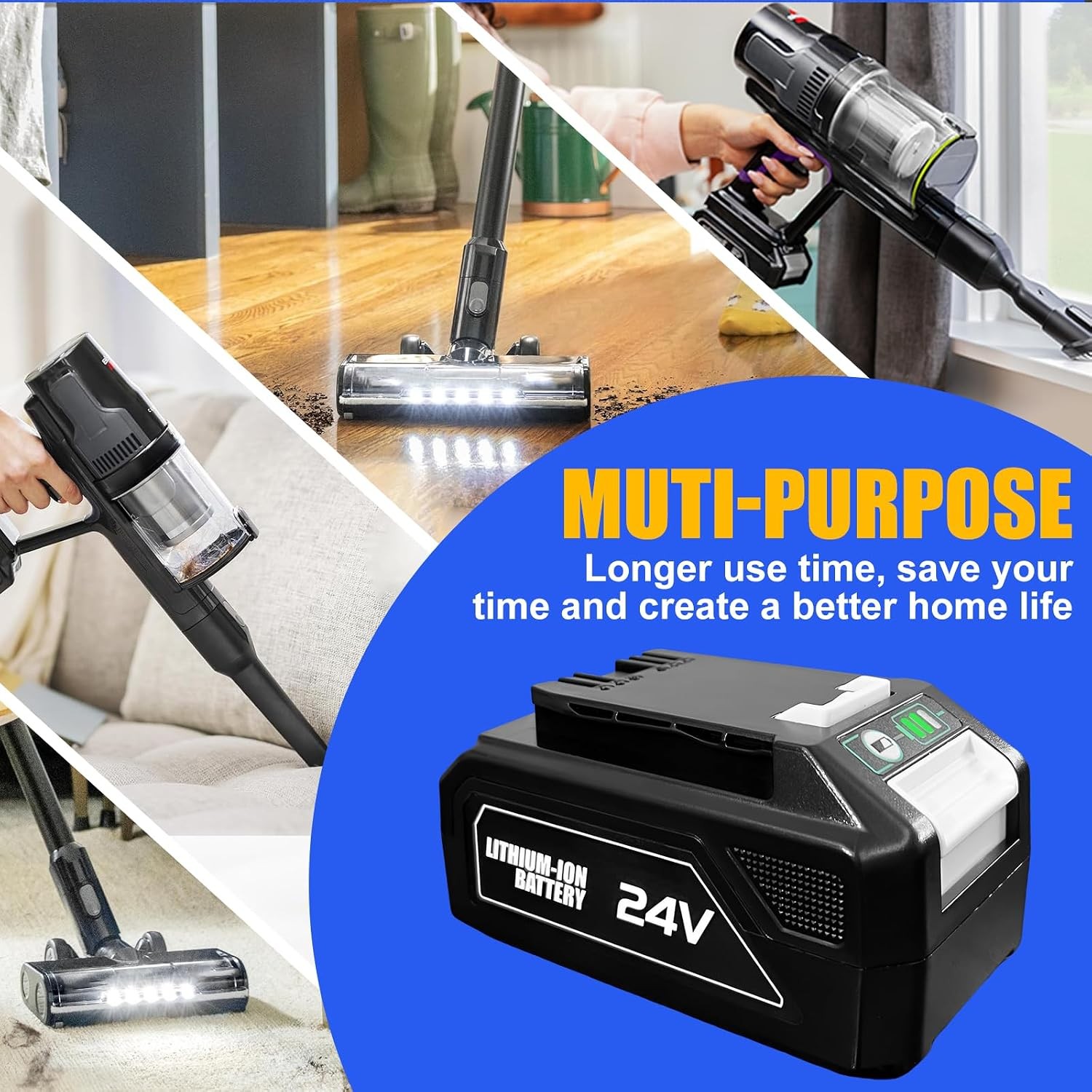 6000mAh Battery for Bissell Cleanview XR Series Cordless Vacuum Cleaner