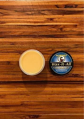 Howard Products Wax It All 9 Ounce Food Grade Surface Protection Wax