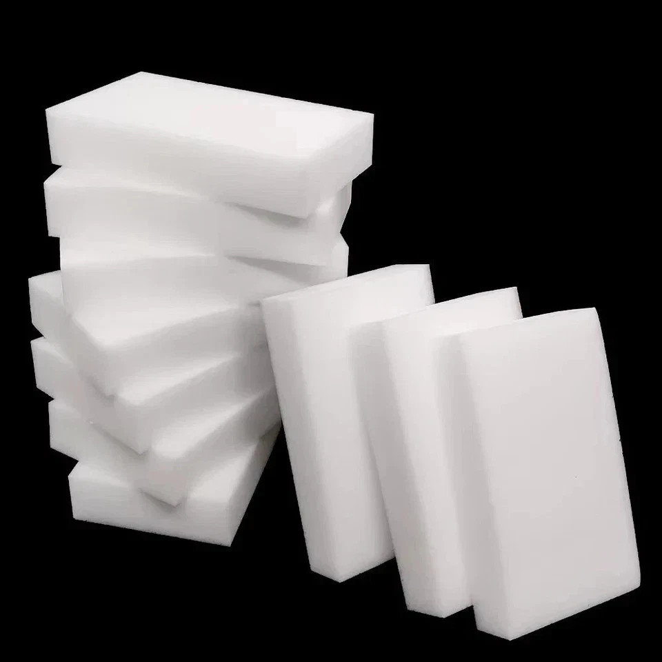 100 PCS Sponge Eraser BULK PACK Melamine Cleaning Foam 3/4″ Thick Kitchen Bath.