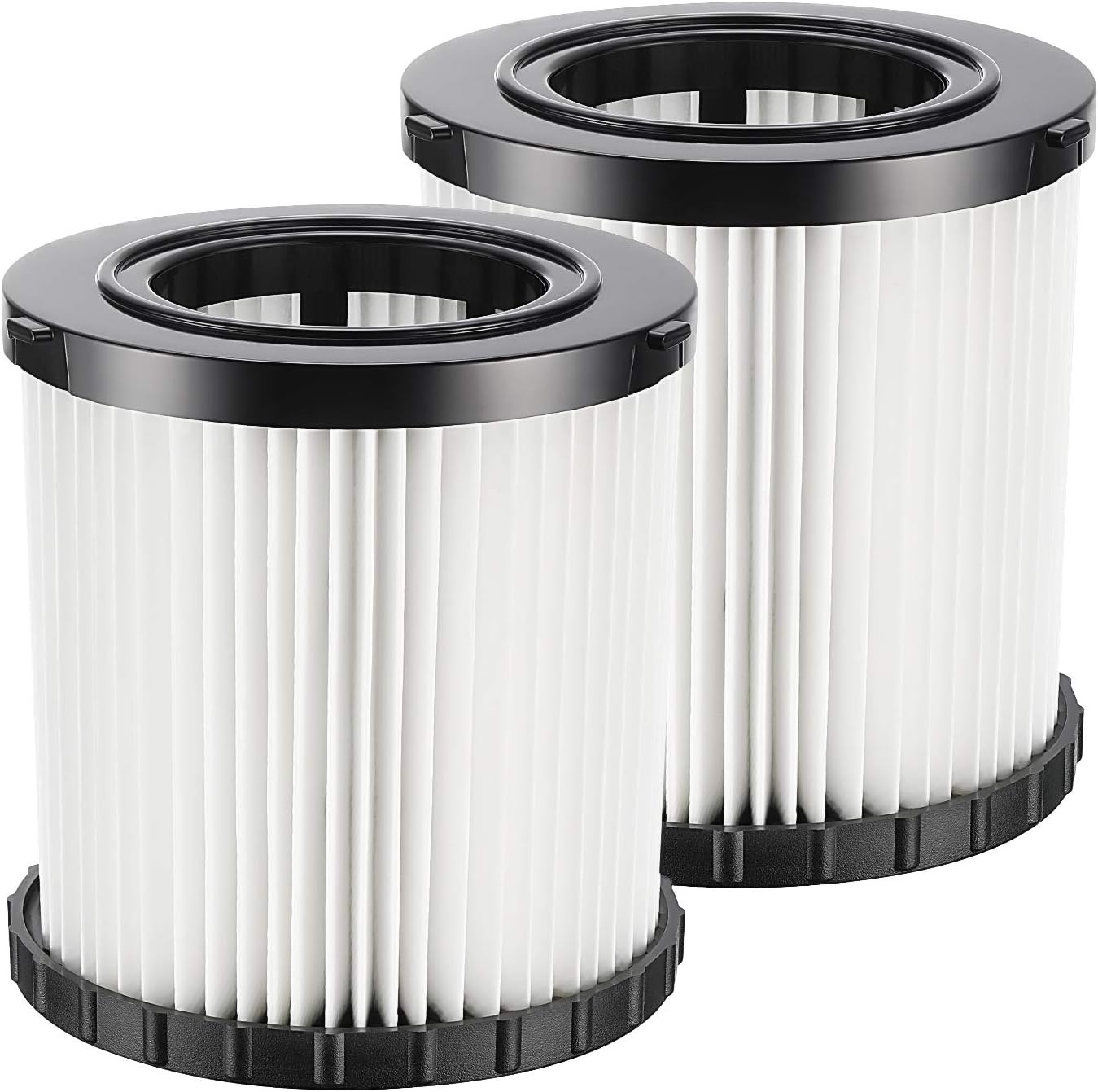 2 Pack Cartridge HEPA Filters DCV5801H for DeWalt DCV580 & DCV581H Wet Dry Vacs