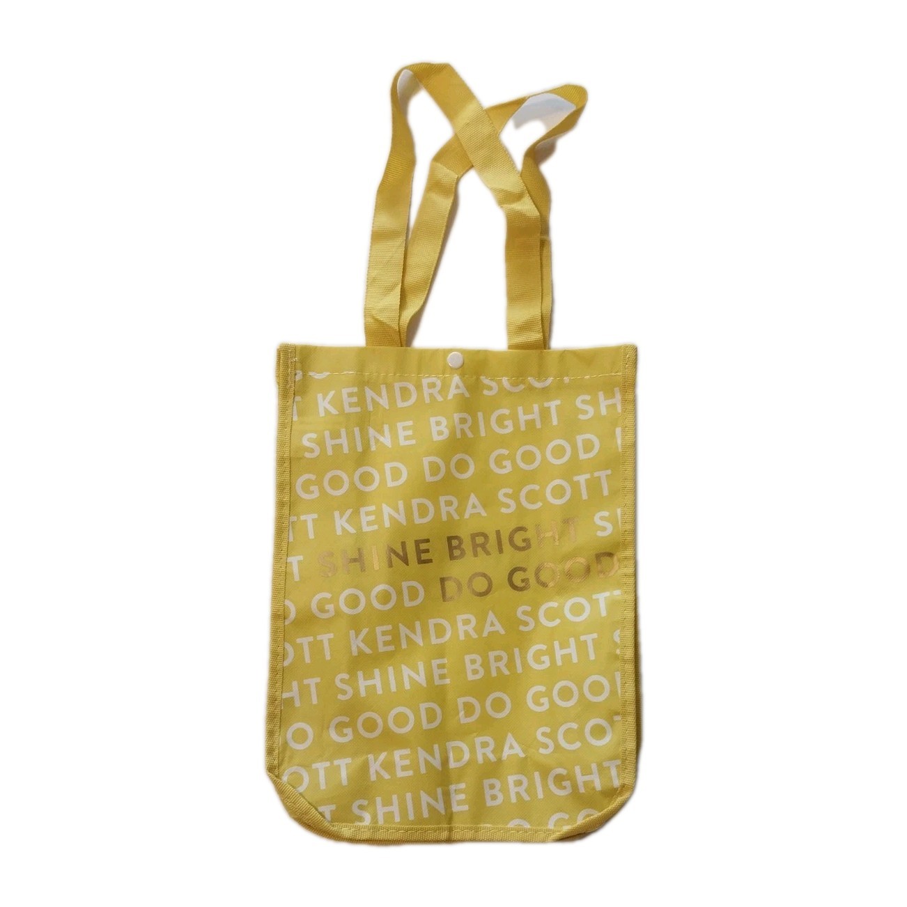 Kendra Scott Limited Edition “Shine Bright Do Good” Reusable Tote Bag In Yellow