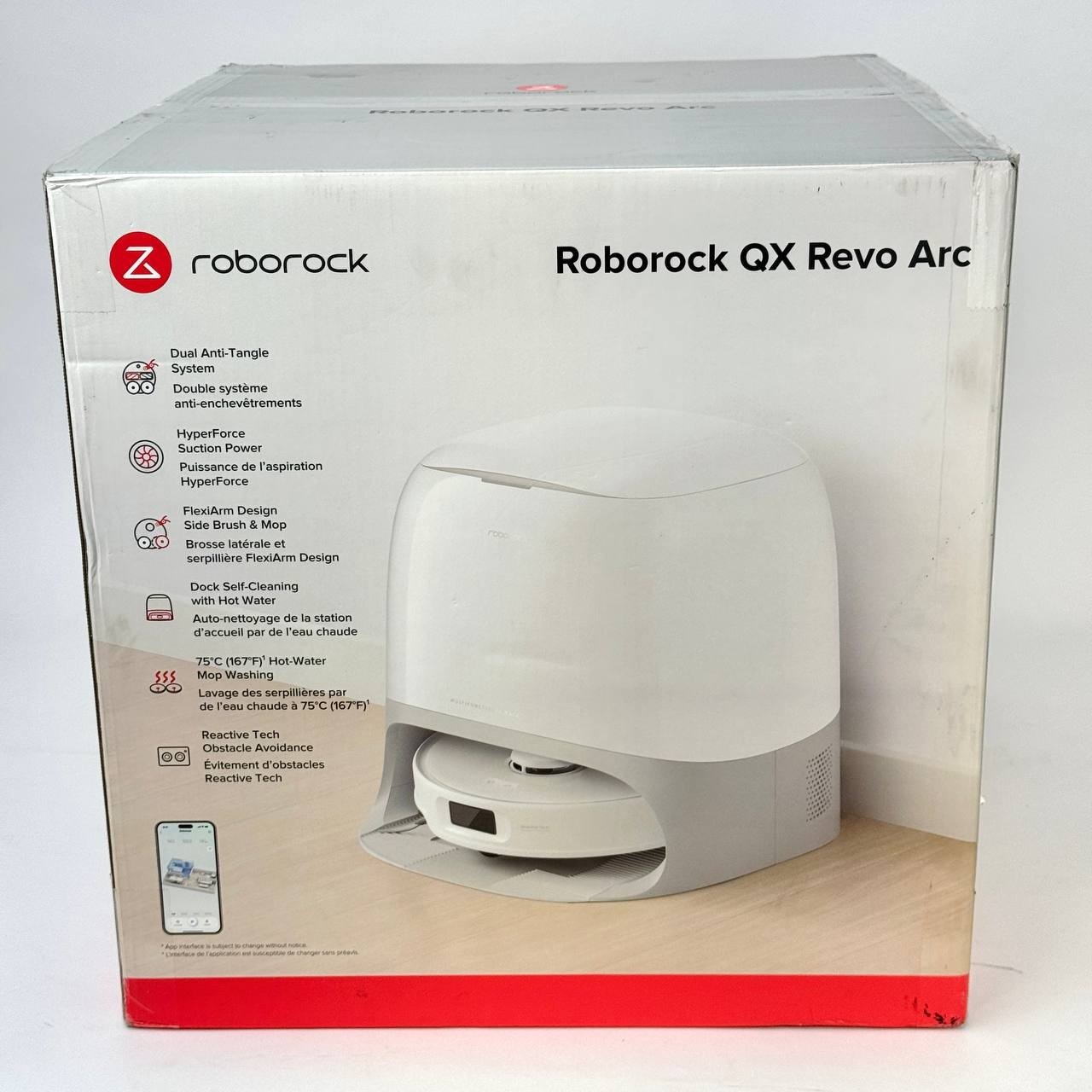 Roborock QX Revo Curv Arc Robot Vacuum & Mop – NEW, Sealed!