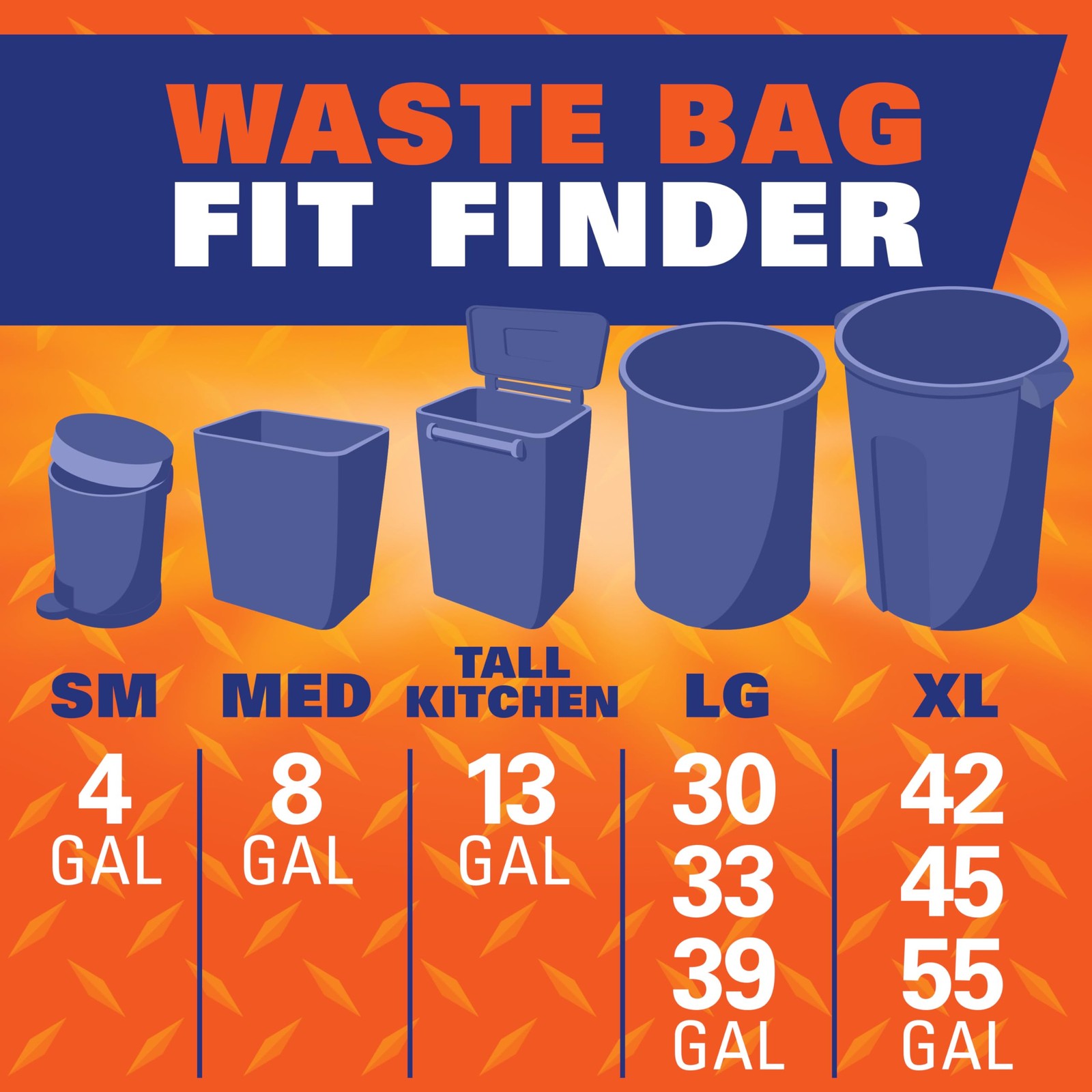 Hefty Strong 13 Gallon Trash Bags, Tall Kitchen, 1 Count (Pack of 1), White