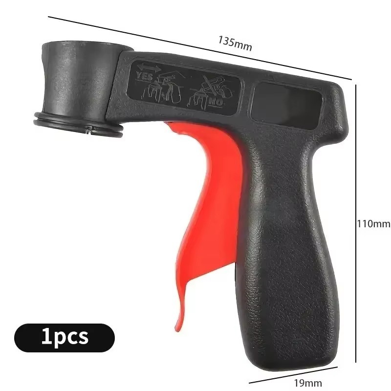 1 Pcs Plastic Portable Spray Paint Handle, Universal Reusable Car Color Changing