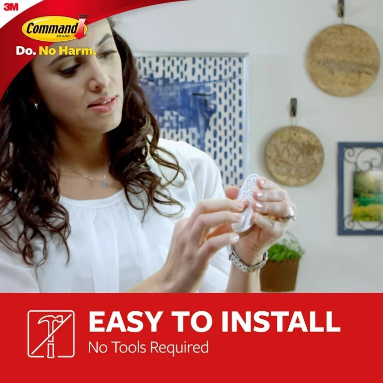 Command Large Utility Adhesive Hook 17003ES Command 17003ES 1 Pack