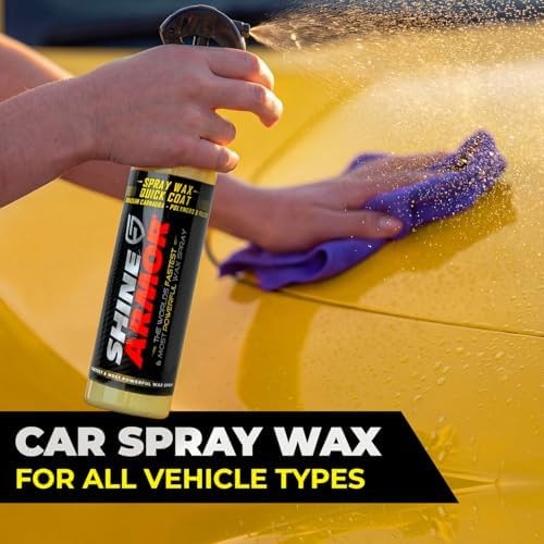 Car Spray Wax for Car Detailing – Quick and Easy Carnauba Liquid Car Wax Spra…