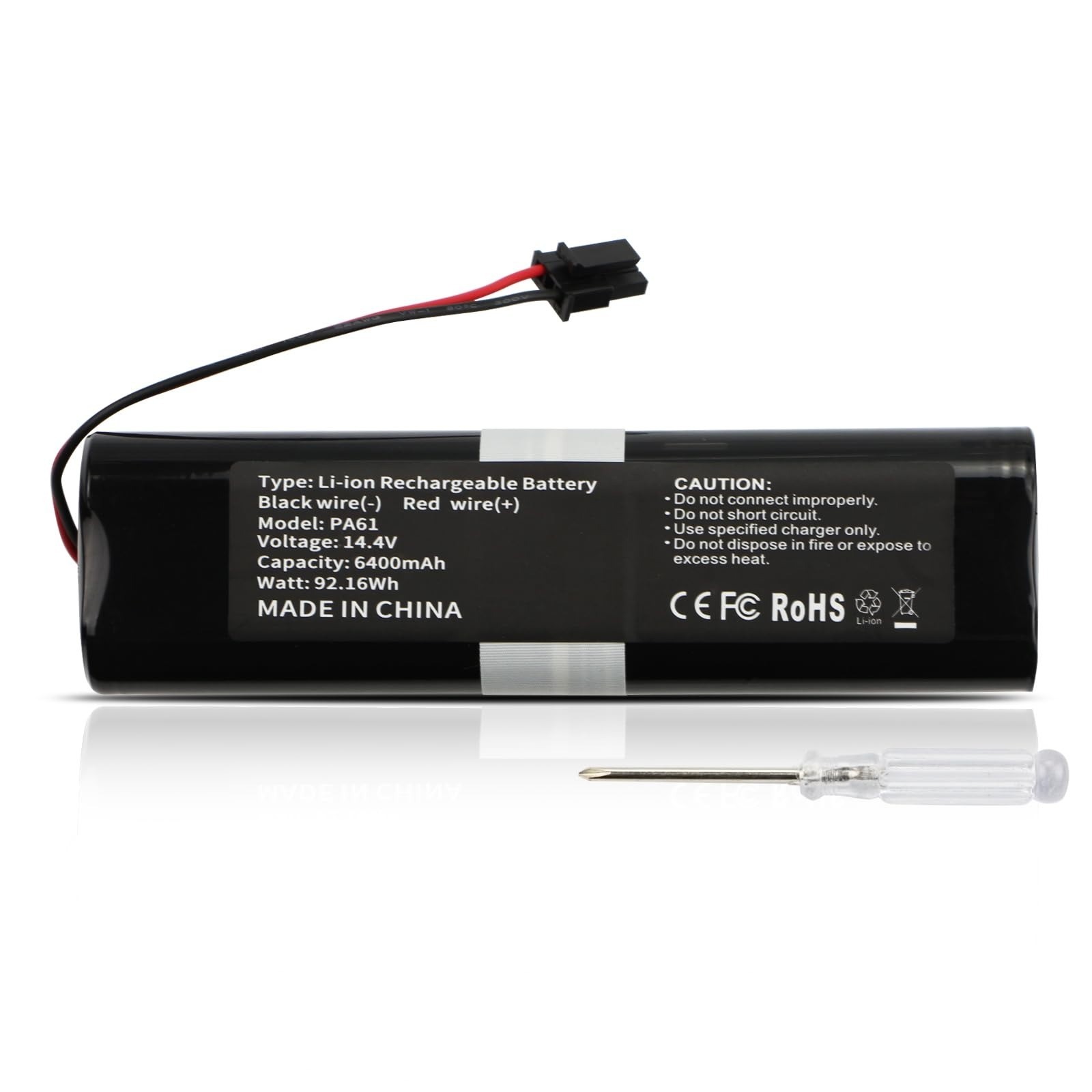 Replacement Battery for Eufy RoboVac X8 Series 14.4V 6400mAh