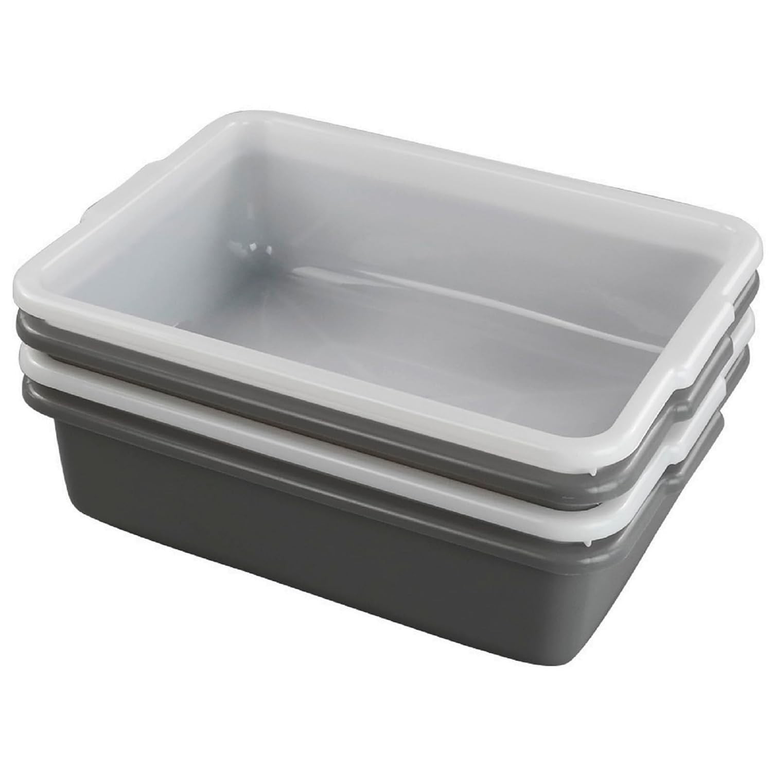 Modern 4-Pack Utility Boxes with Lift-Off Lid – Perfect for Food Prep & Storage