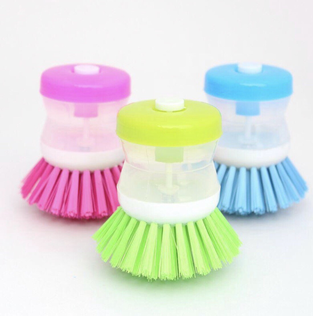 2X Cleaning Dish Brush, Kitchen brush,Good Grips Soap Dispensing Palm Brush.