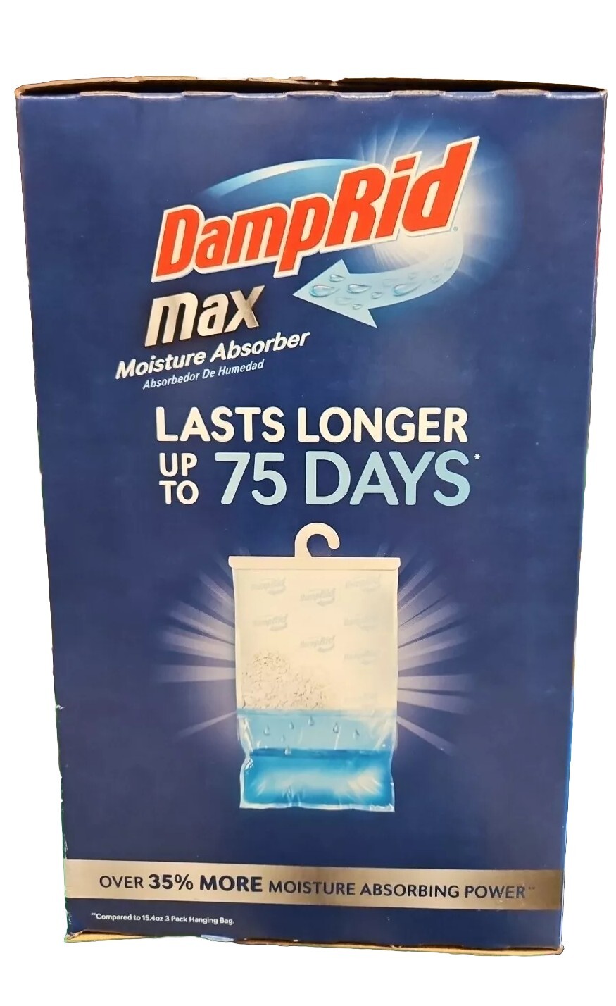 DampRid Max Moisture Absorber Fresh Scent Hanging Bag 4 pk-1lb.