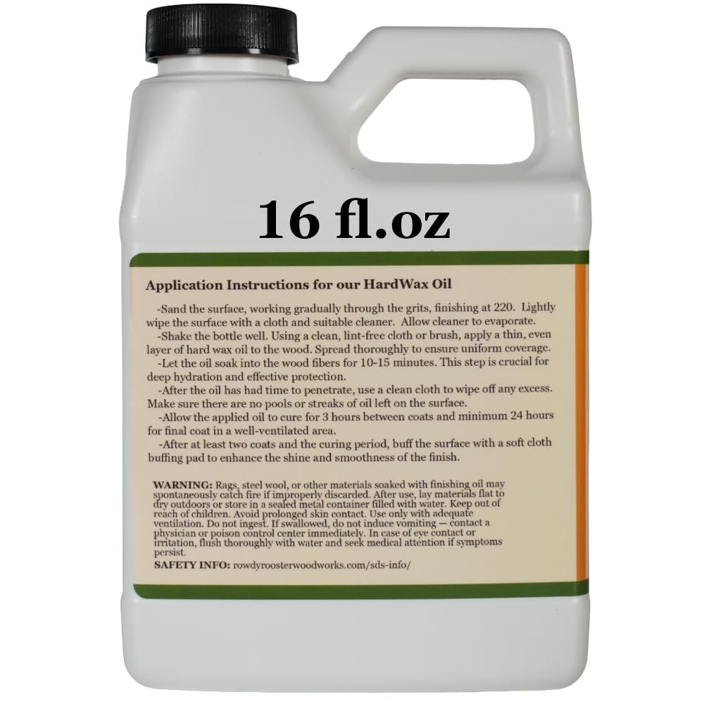 HardWax Oil With Nano-Ceramic Additives – Furniture Oil, Beeswax and Carnauba Wa