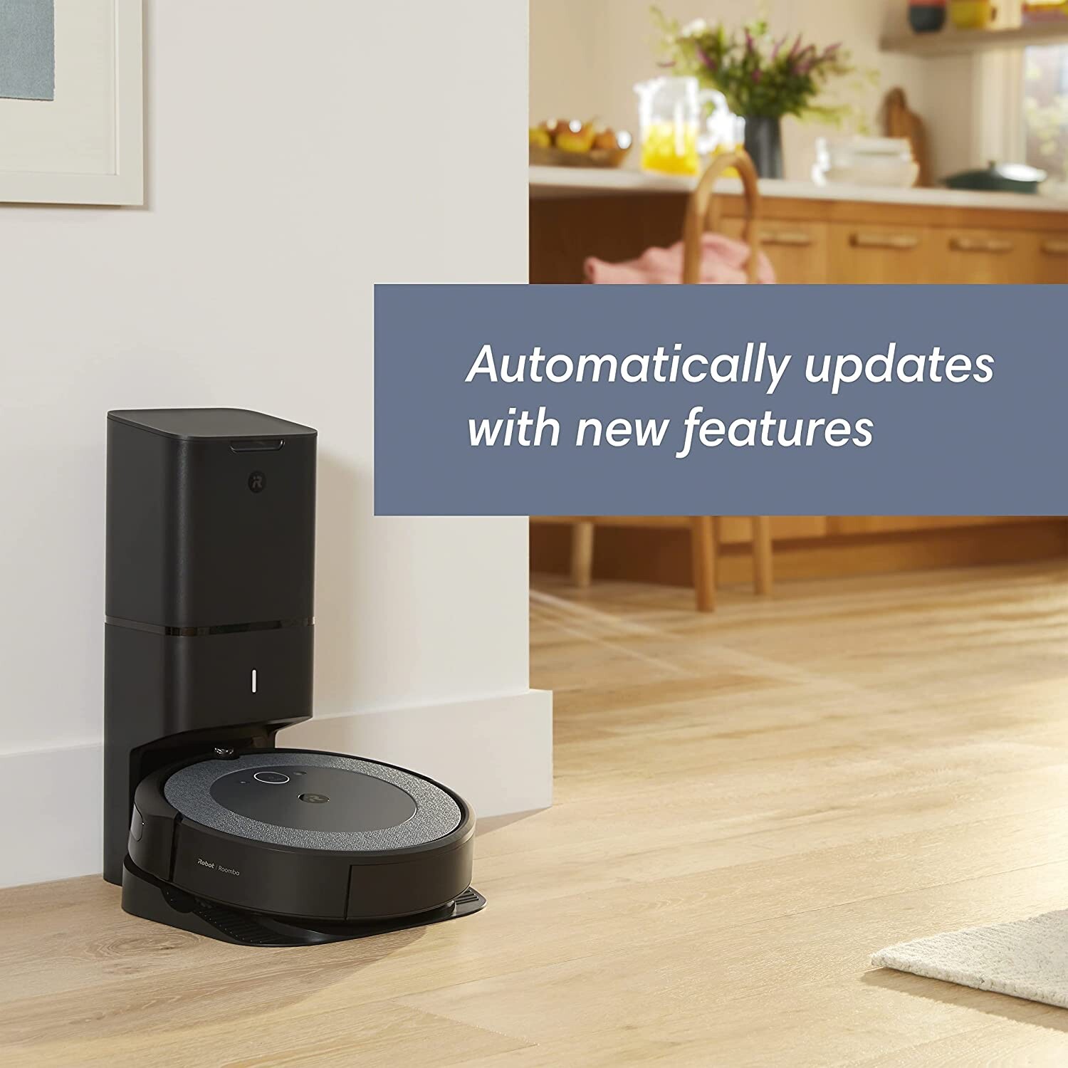 iRobot Roomba i4+ EVO (4550) Self-Emptying Robot Vacuum – Certified Refurbished!