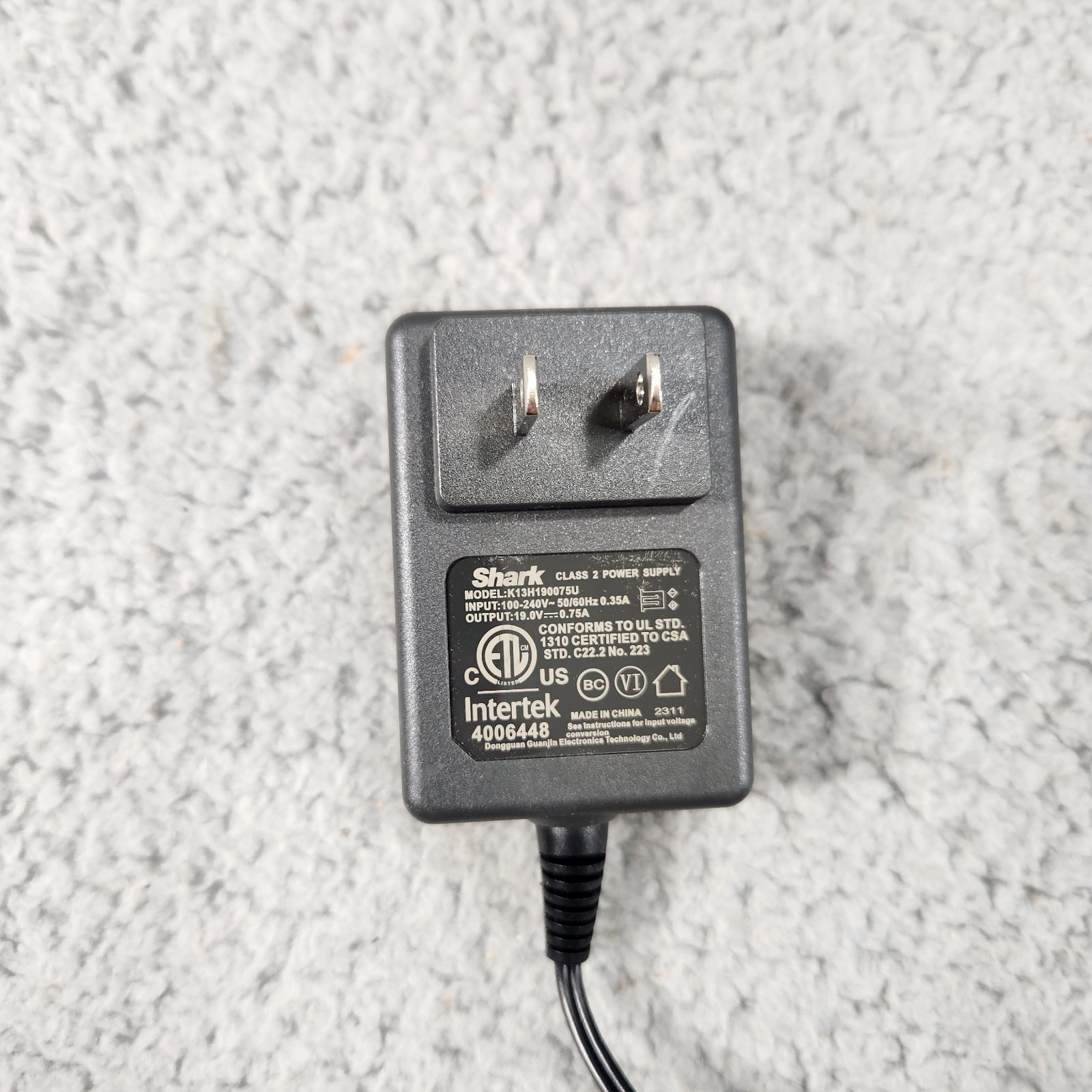 Shark AI Ultra Charging Base + Dock Mat for RV2610WFUS, RV2610WZUS, RV2620WD OEM