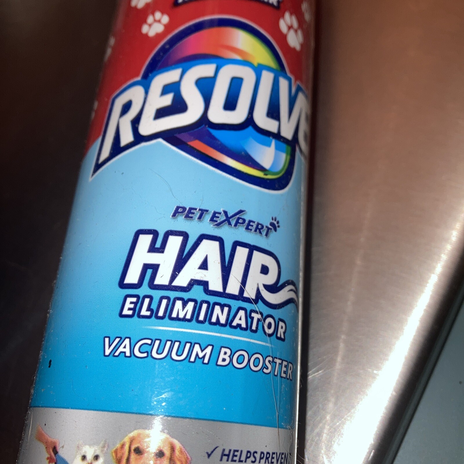 2 Resolve pet expert hair eliminator carpet cleaner 18oz Dog Cat