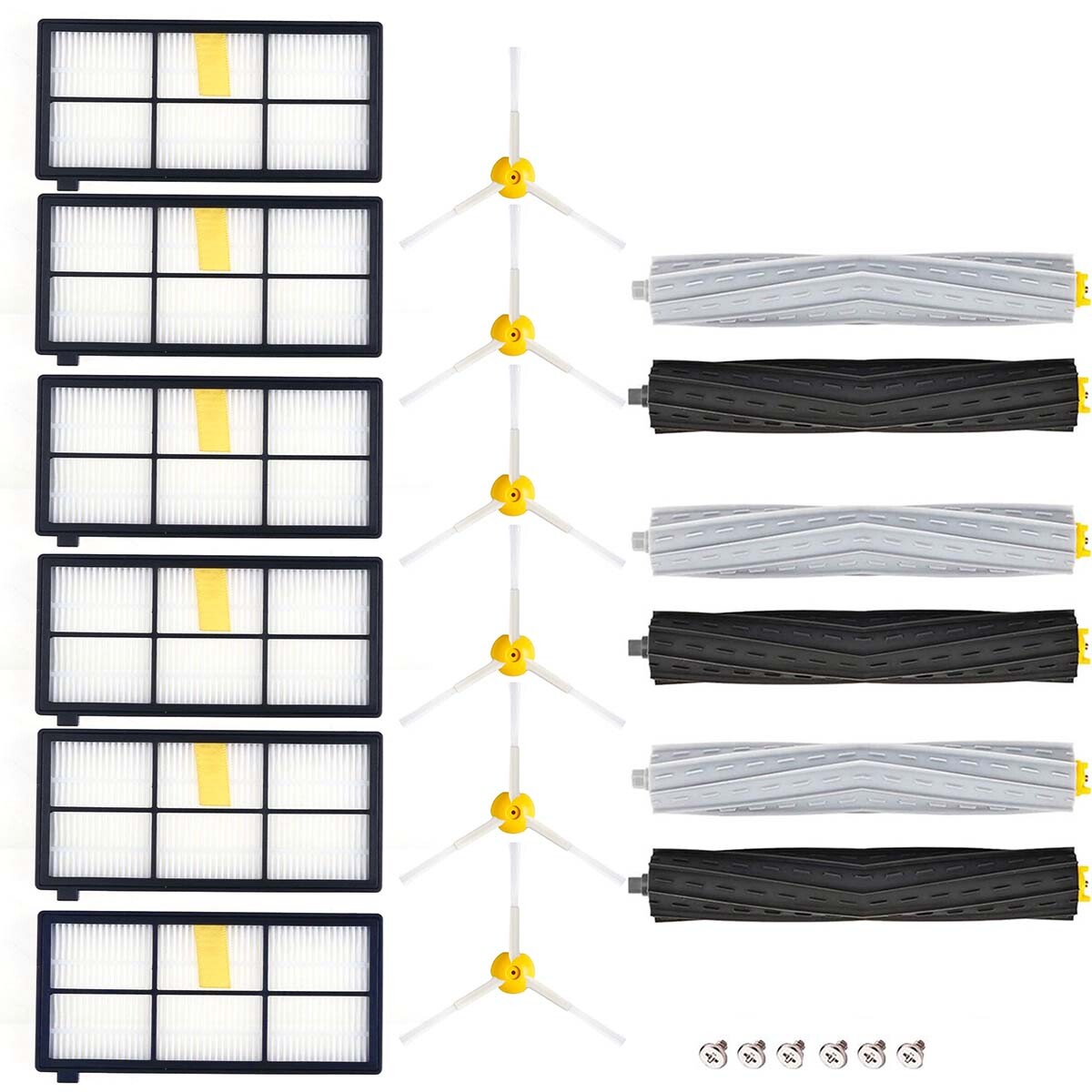 For iRobot Roomba Filters 800 & 900 Series Part Kit 880 890 960 980 Vacuum Brush