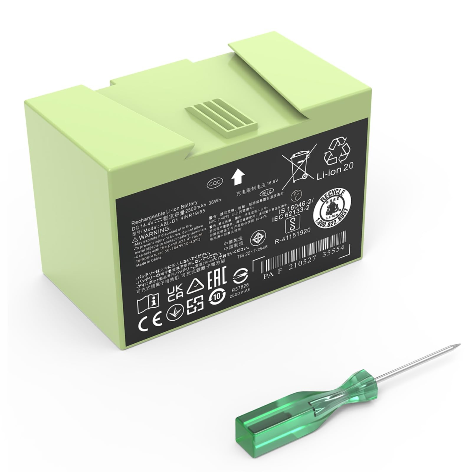 for iRobot Roomba e & i Series ABL-D1 Battery Replacement, Compatible with Ro…