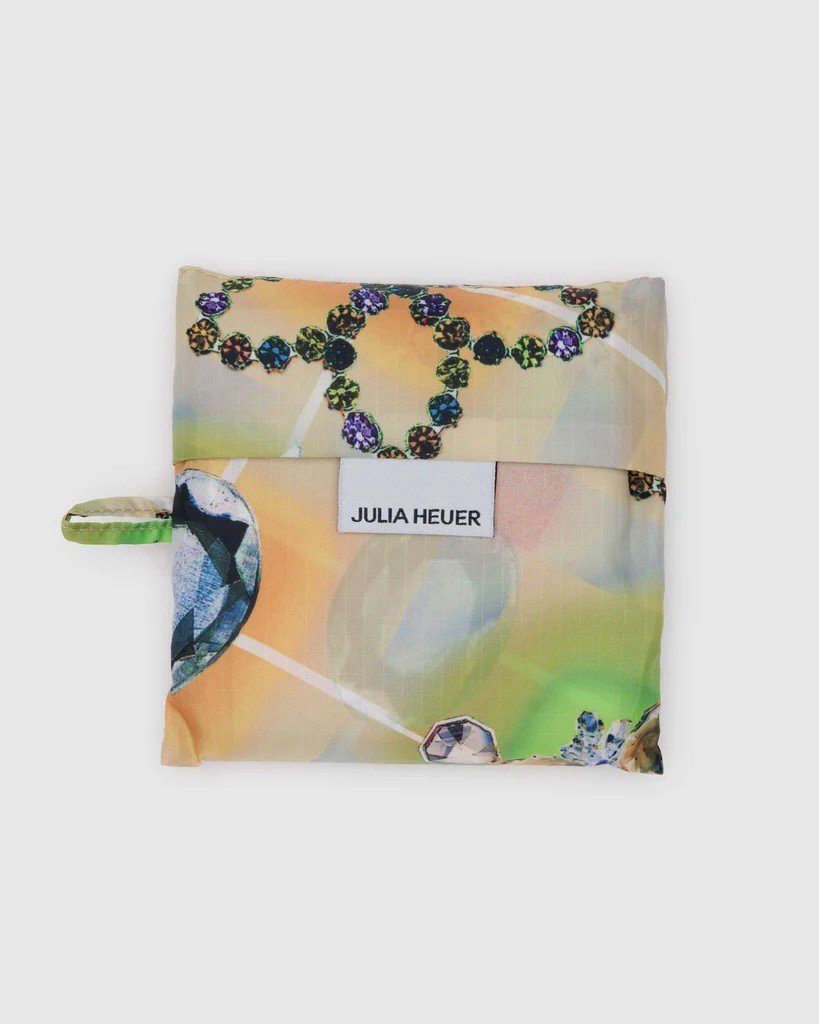 NEW! Baggu x Julia Heuer STANDARD BAG in “Raisa” Recycled Nylon SOLD OUT + RARE!