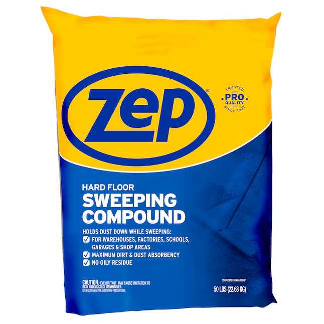 Zep 50-lb Floor Hard Floor Sweeping Compound Dust Control Industrial Cleaner