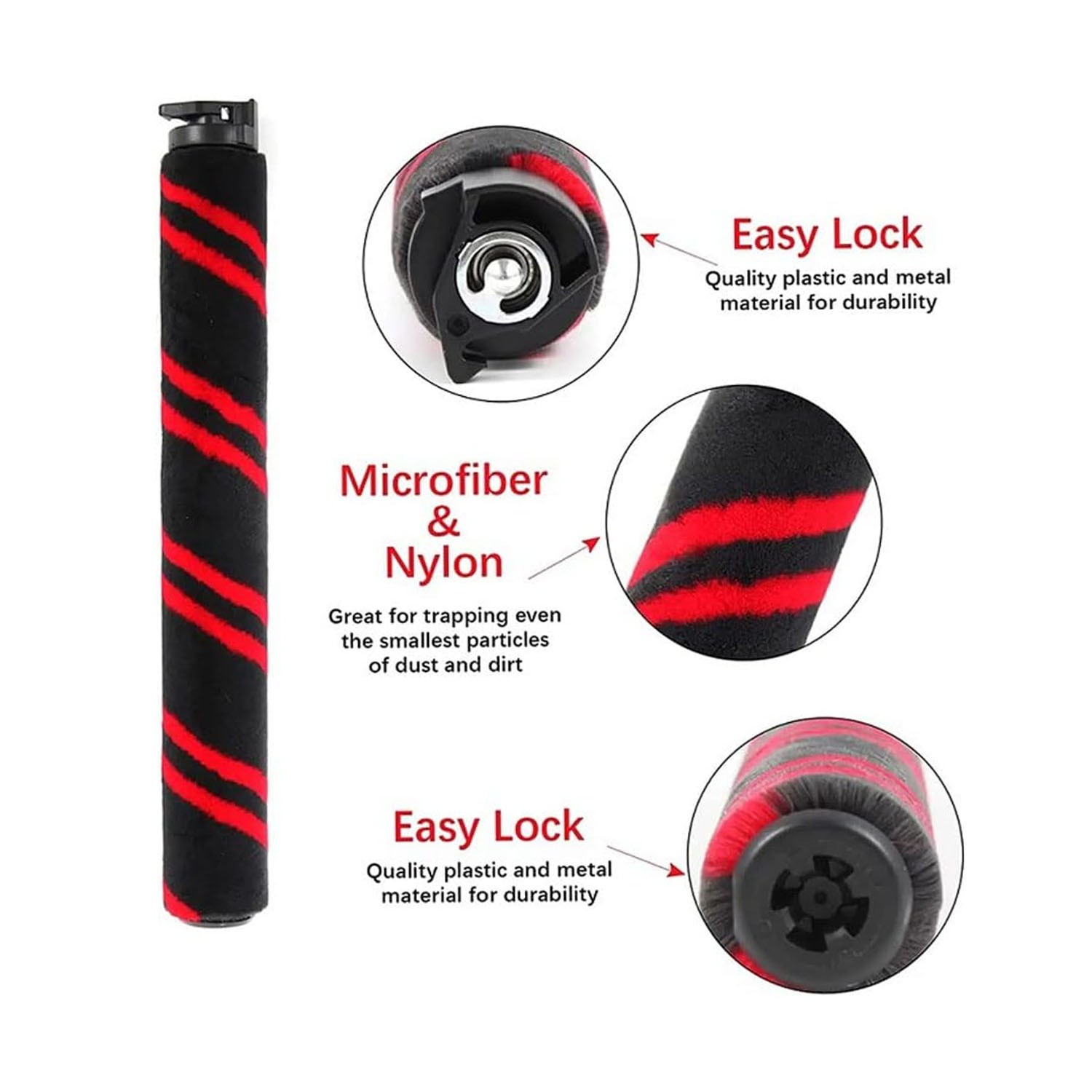 2x Roller Brush part for Shark vacuum AZ3000W AZ3002 AZ3002C, Soft Brush Roller