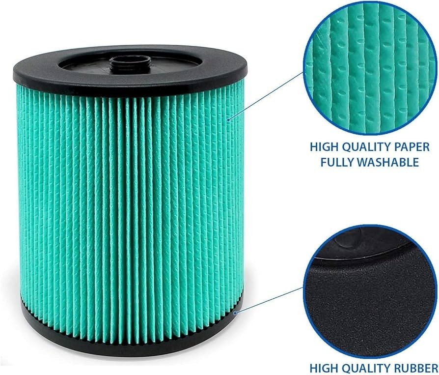 Craftsman 17912 & 9-17912 HEPA Filter fits 5, 6,8,9,12,14,16 and 32 gal vacuums
