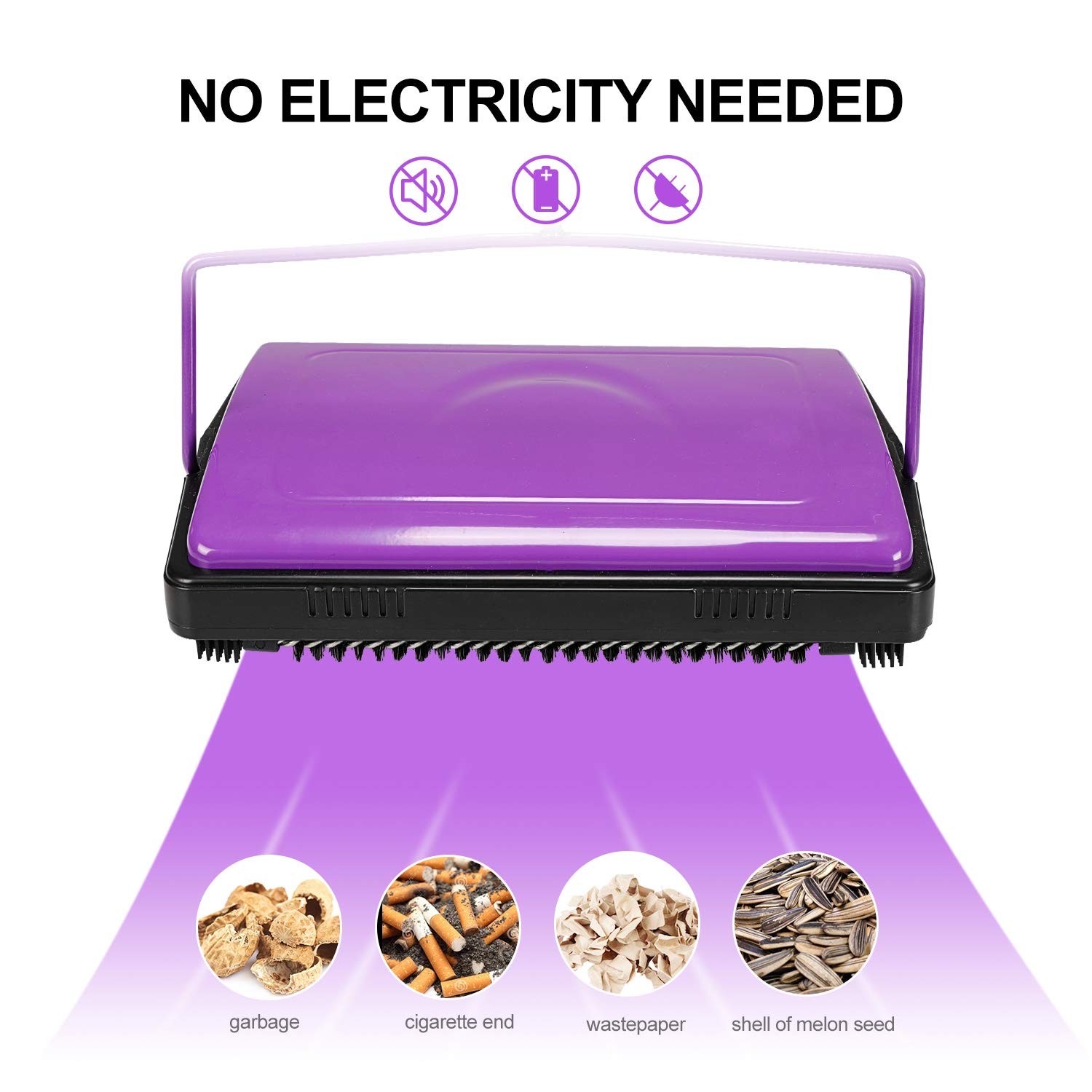 Yocada Carpet Sweeper Cleaner for Home Office Low&Undercoat Carpets Rugs Pet