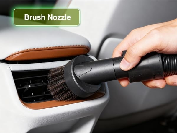 Round Brush for Stubborn Dirt Removal 1 1 4″ Inner Diameter Vacuum Brush