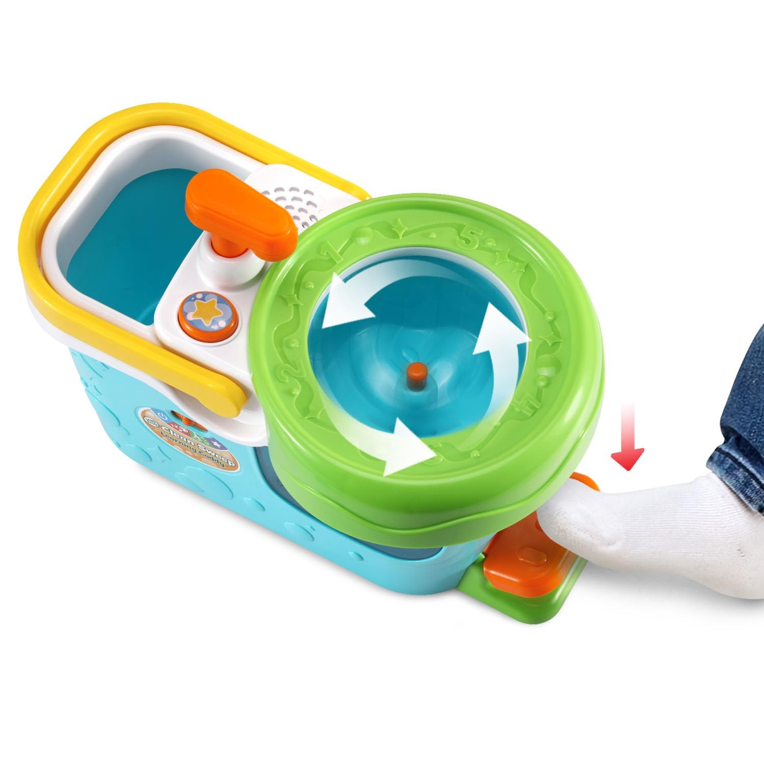 Clean Sweep Learning Caddy, Kids Mop and Broom Cleaning Toy Set for Ages 3-5,…