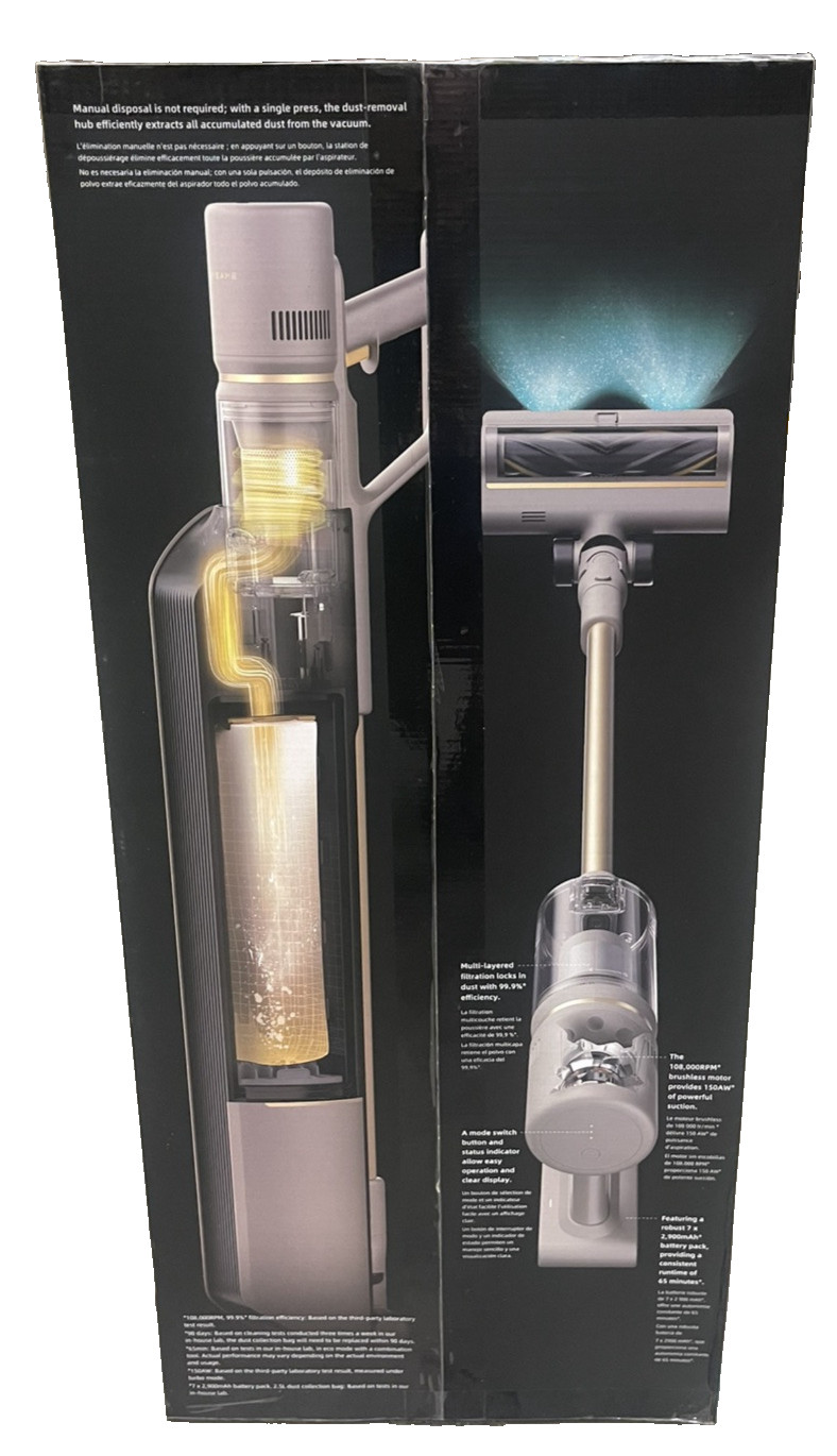 dreame Z10 Station-T Cordless Vacuum Cleaner w/ 2.5L Auto Dust Base Smart Stick