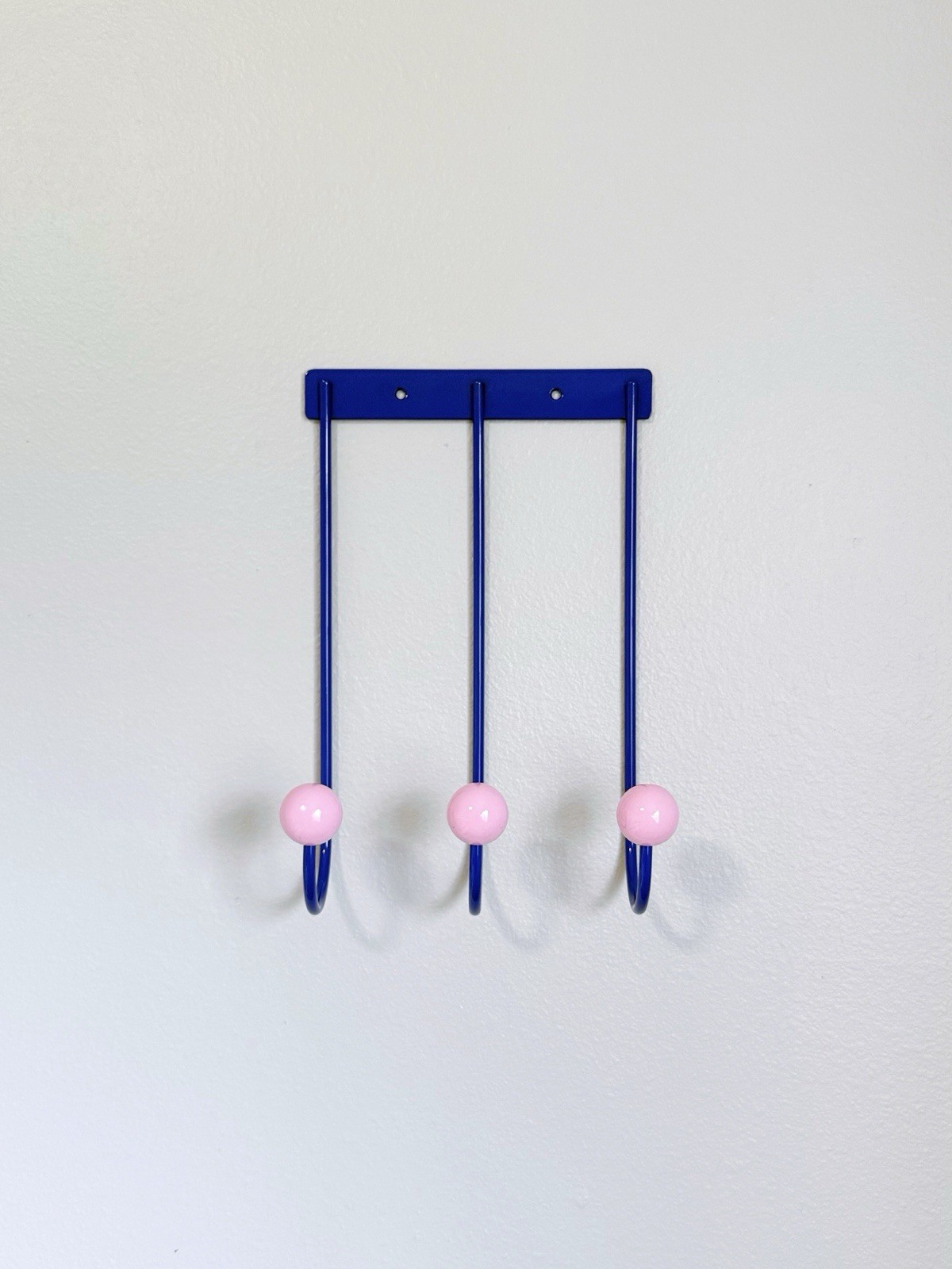 Mid Century Modern Metal Coat Rack Wall Hooks Entryway Organizer Minimalist