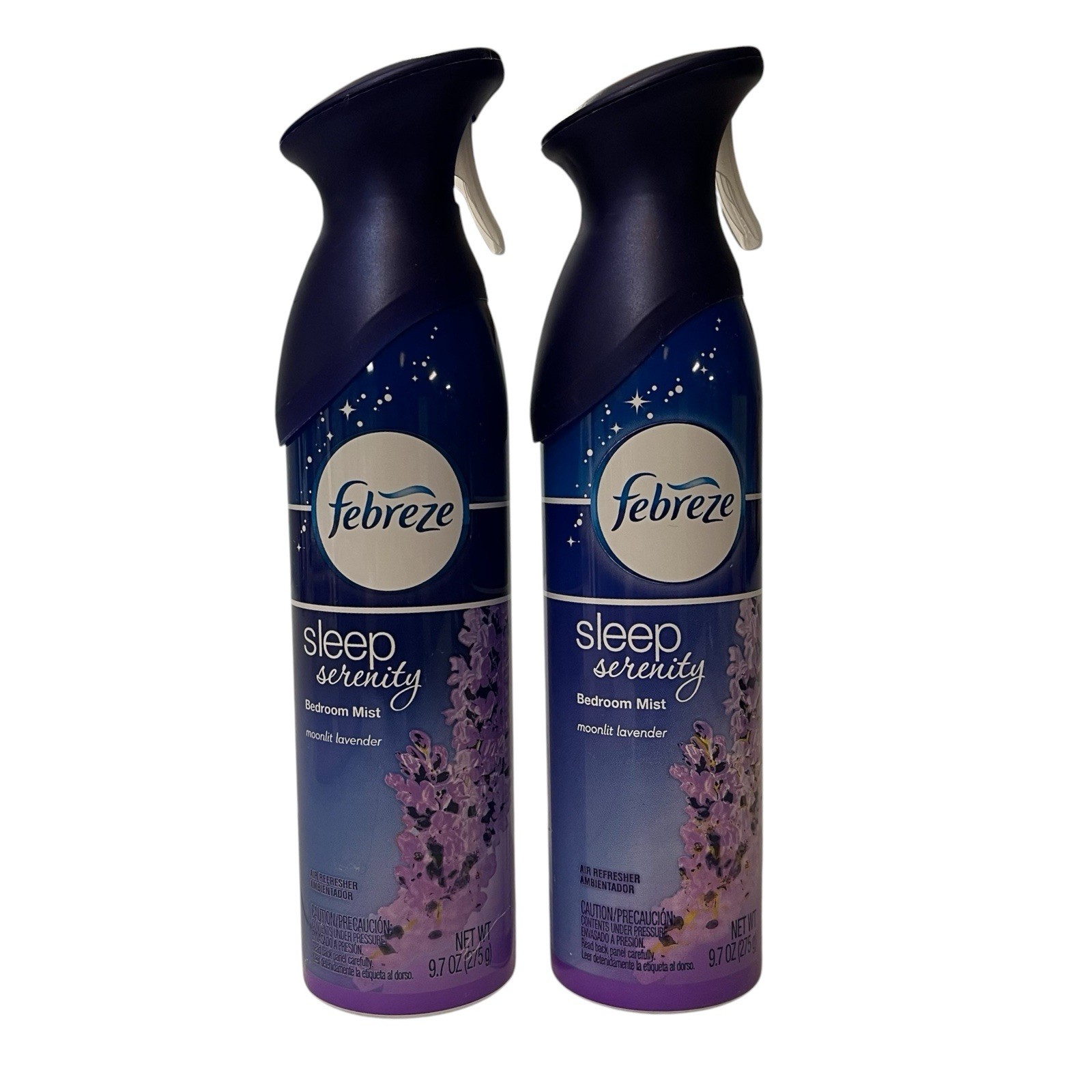Febreze Bedroom Mist Sleep Serenity Moonlit Lavender Air Refresher 9.7oz Lot 2